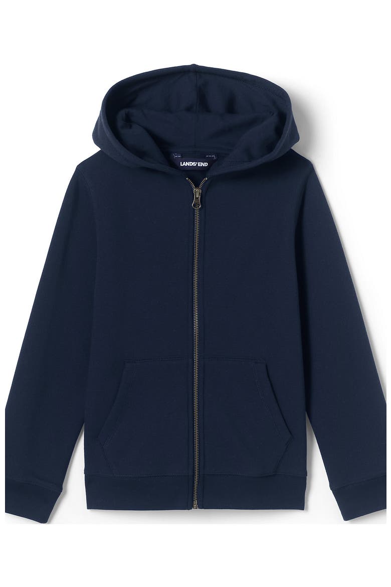 School Uniform Kids Zip Front Sweatshirt, Main, color, Classic Navy