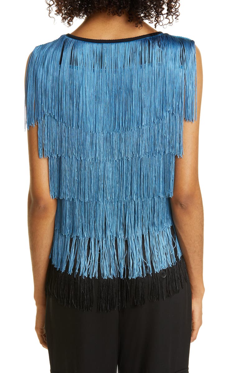 Haute Hippie Fringe Sleeveless Top, Alternate, color,