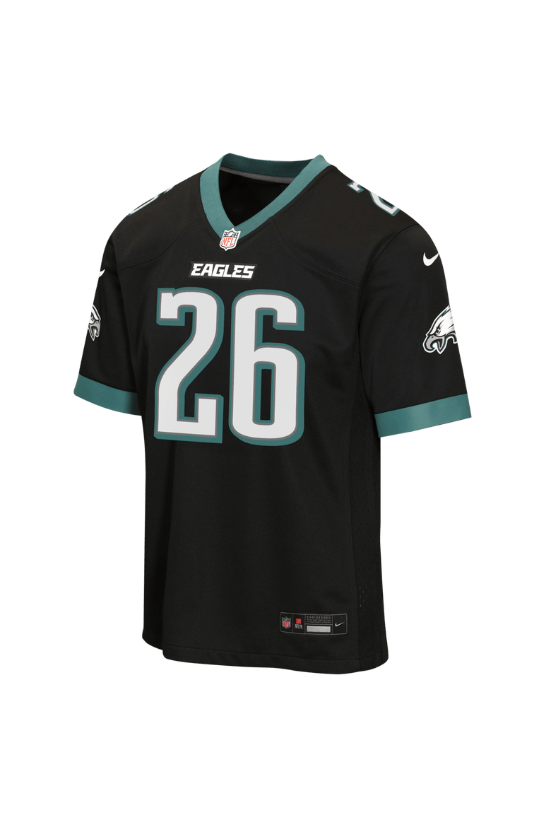Youth Nike Saquon Barkley Black Philadelphia Eagles Alternate Game Jersey, Alternate, color, Black