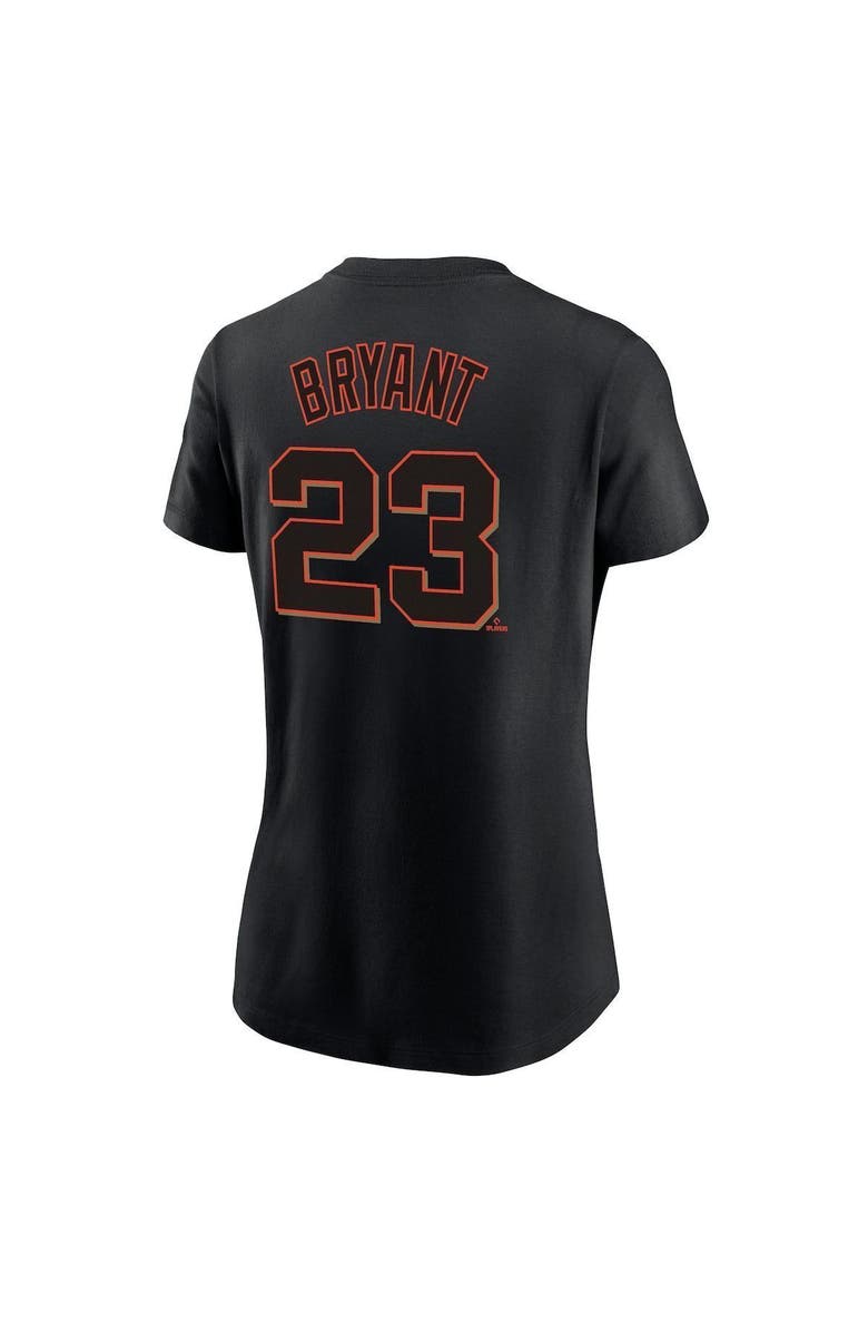 Nike Women's Nike Kris Bryant Black San Francisco Giants Name & Number T-Shirt, Alternate, color, 