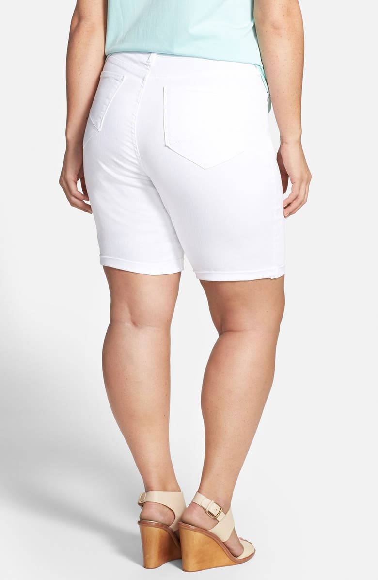 NYDJ 'Briella' Roll Cuff Stretch Denim Shorts, Alternate, color,