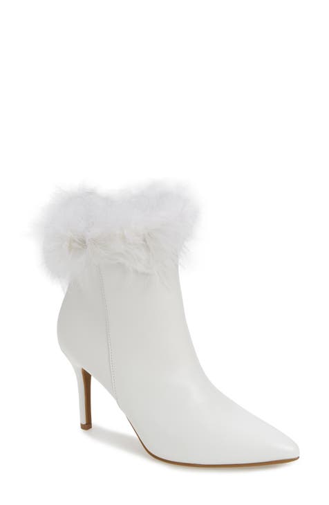 Vienna Feather Stiletto Bootie (Women)