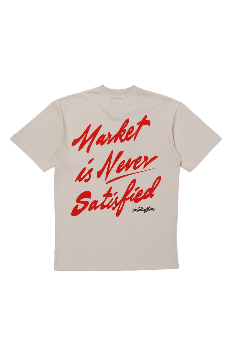MARKET MKT Rolling Stones Never Satisfied Cotton Graphic Tee, Alternate, color, 