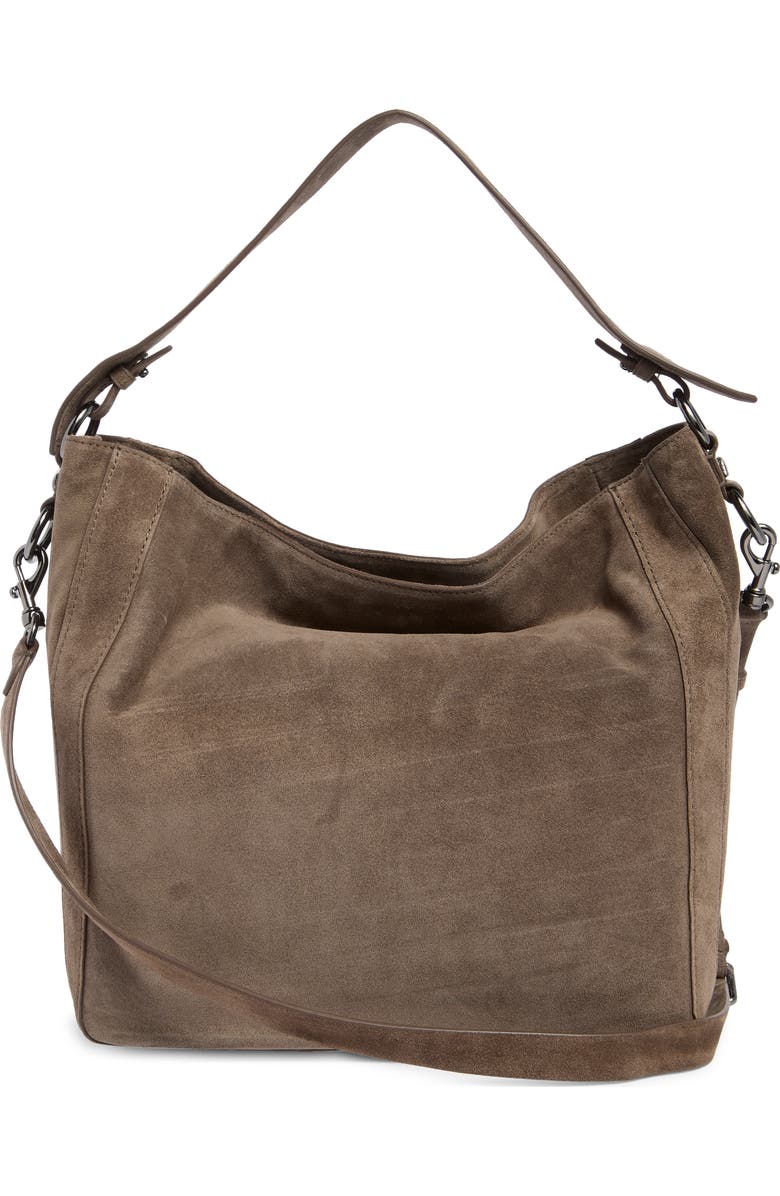 Rebecca Minkoff M.A.B. Suede Hobo Bag, Alternate, color,