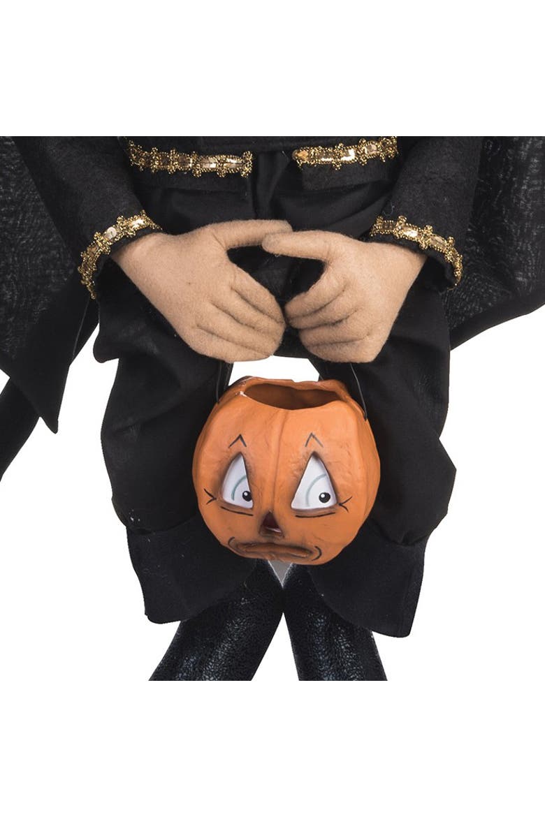 Macbeth Monkey Halloween Art Doll Figurine, Alternate, color, Black