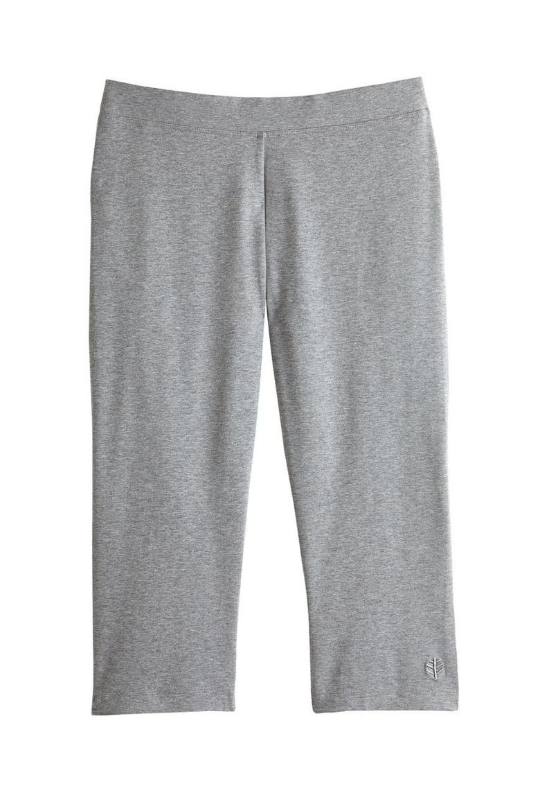 Monterey Summer Capris, UPF 50+ Sun Protection, Alternate, color, Grey Heather