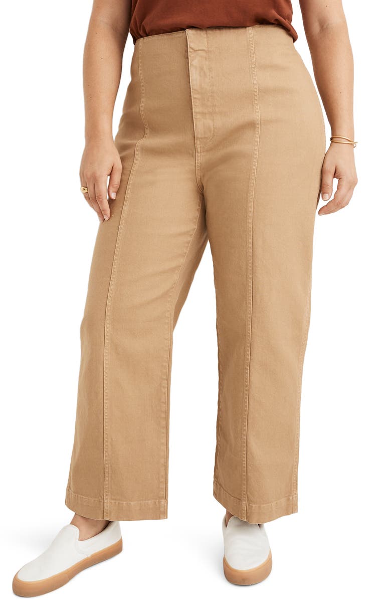 Madewell Slim Emmett Wide Leg Pants, Main, color,