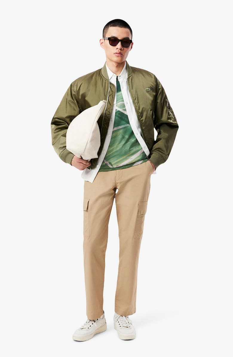 Lacoste Tennis Court Classic Fit Graphic T-Shirt, Alternate, color,