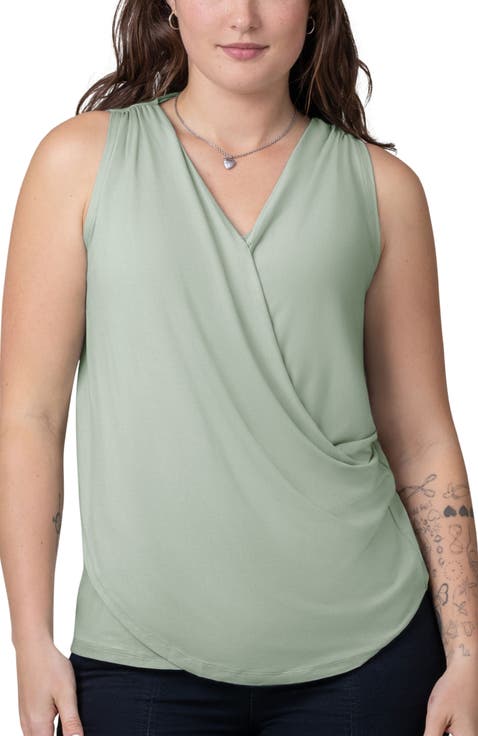Draped Nursing Tank