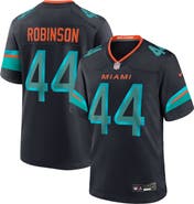 Nike Men's Nike Chop Robinson Pitch Blue Miami Dolphins 2025 Rivalries Collection Game Jersey