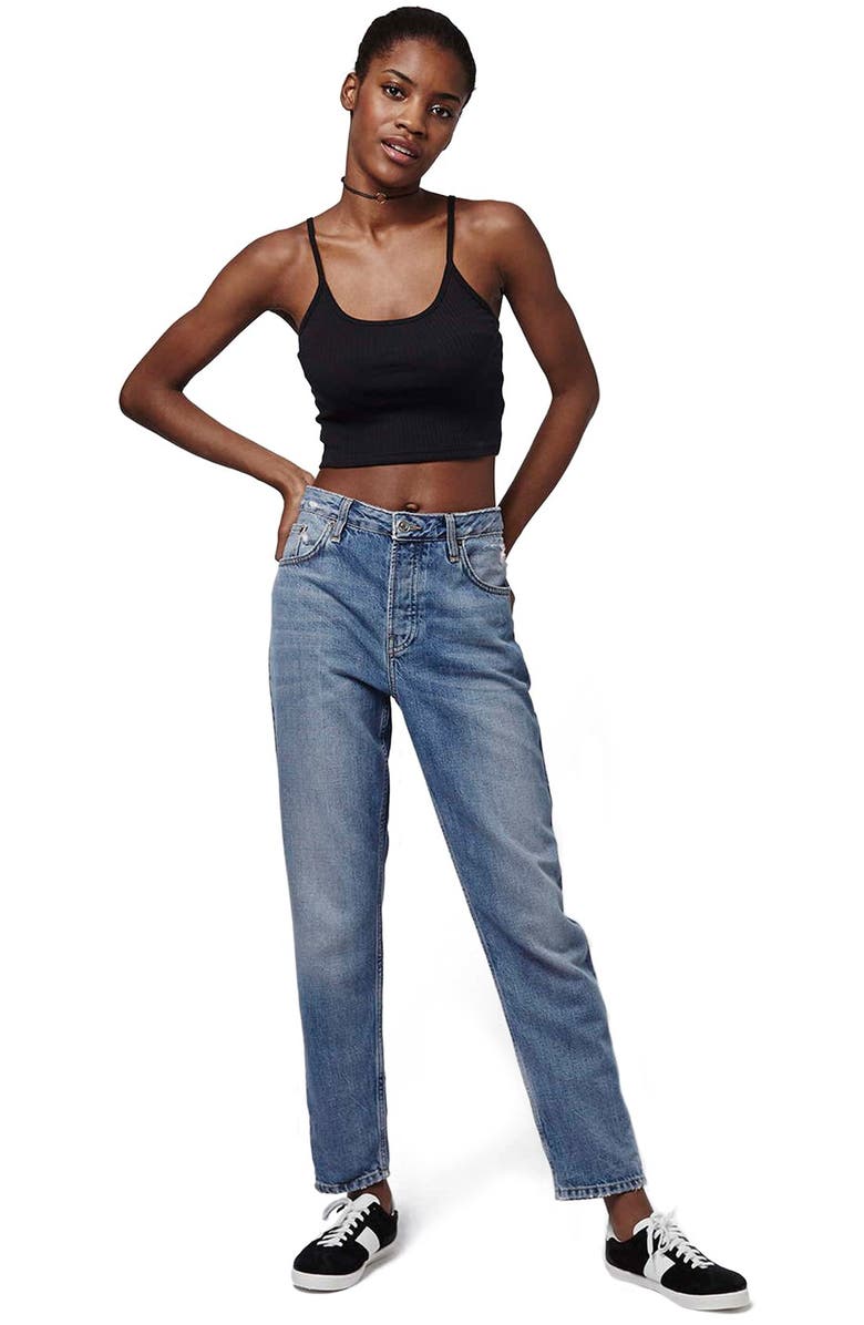 Topshop 'Bella' Crop Camisole, Alternate, color, 