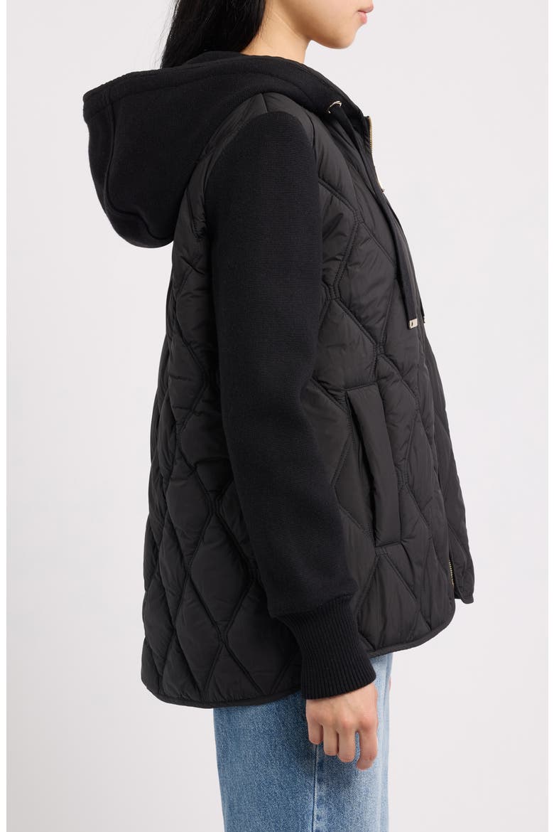 Quilted Liner Jacket, Alternate, color, BLACK