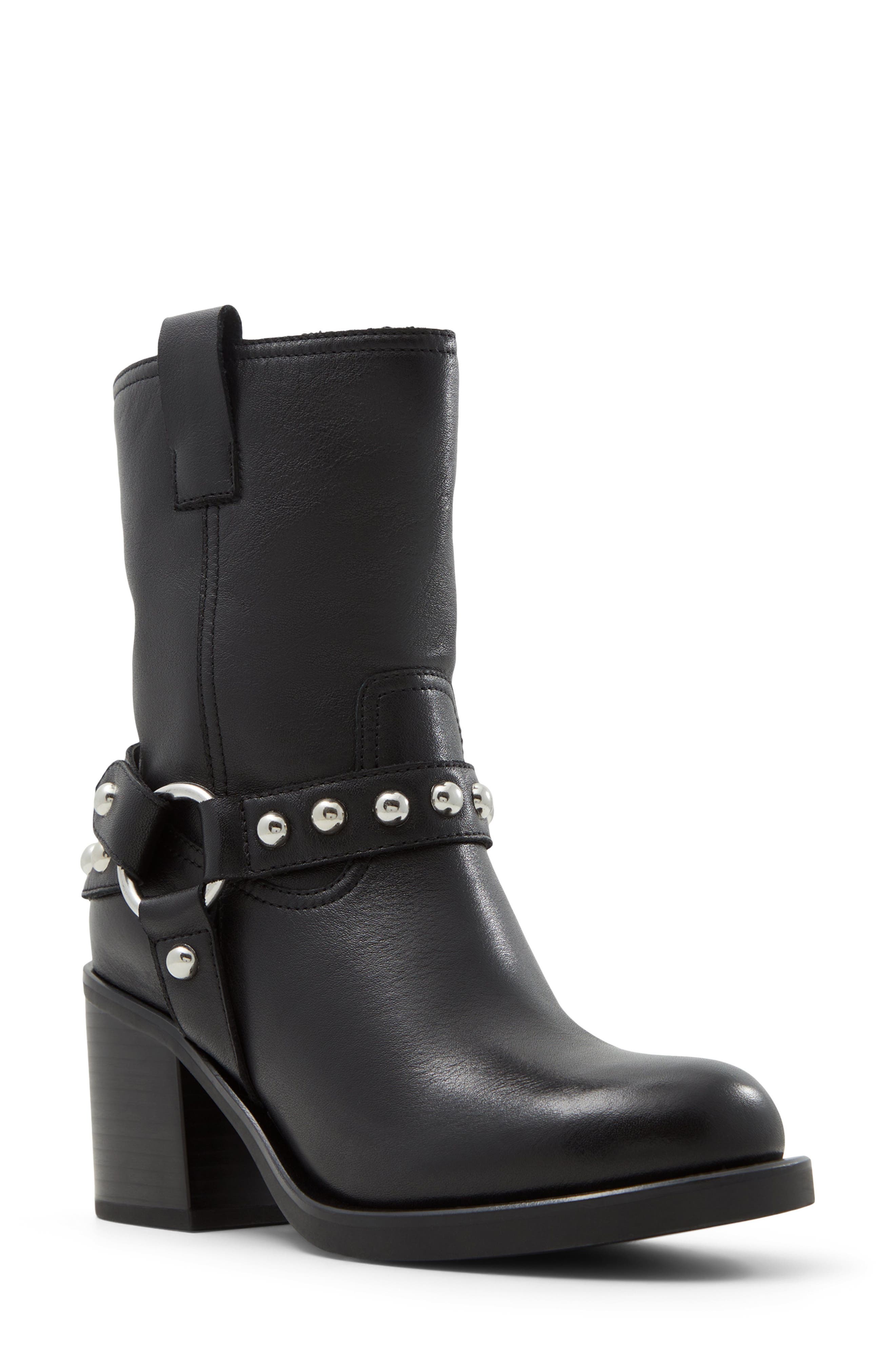 ALDO Albai Moto Bootie, Main, color, Black