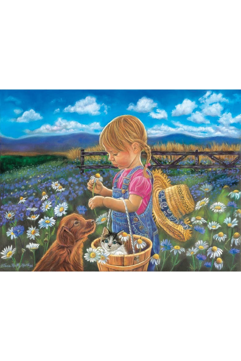 Country Girl 500 piece Jigsaw Puzzle for Adults, Alternate, color, Multicolor