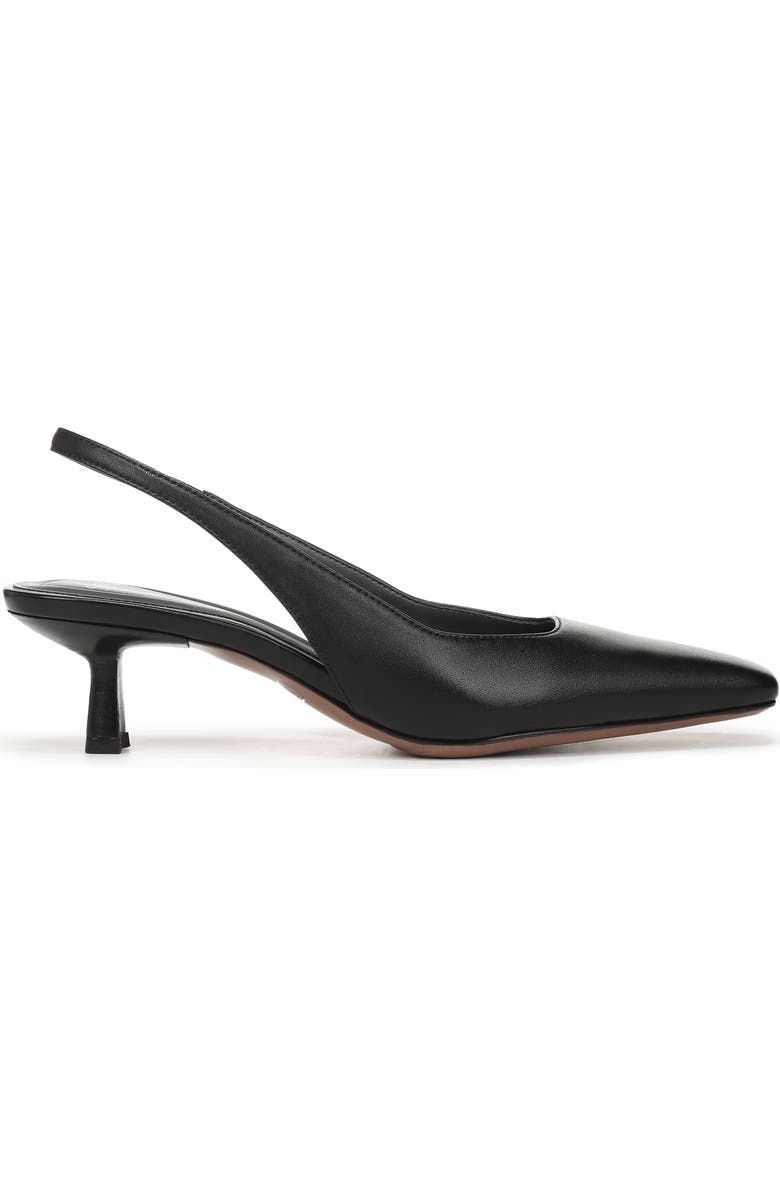 SARTO by Franco Sarto Raven Slingback Kitten Heel Pump, Alternate, color, Black