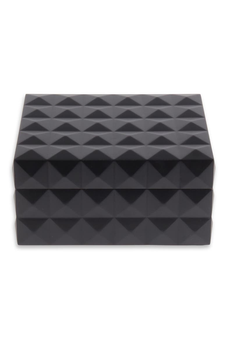 Pyramid Cigar Humidor, Main, color, BLACK
