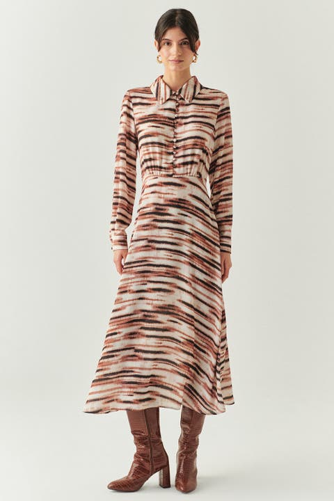 Fallon Chiffon Midi Dress
