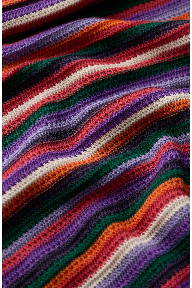 Lawn Striped Sweater, Alternate, color, TINCTORIA WILD ORCHID