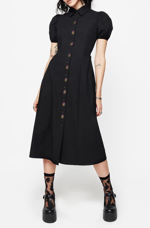 Despair Button Up Midi Dress