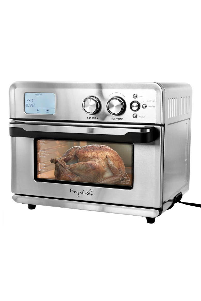 Multifunction Air Fryer Toaster Oven with 21 Presets, Main, color, Grey