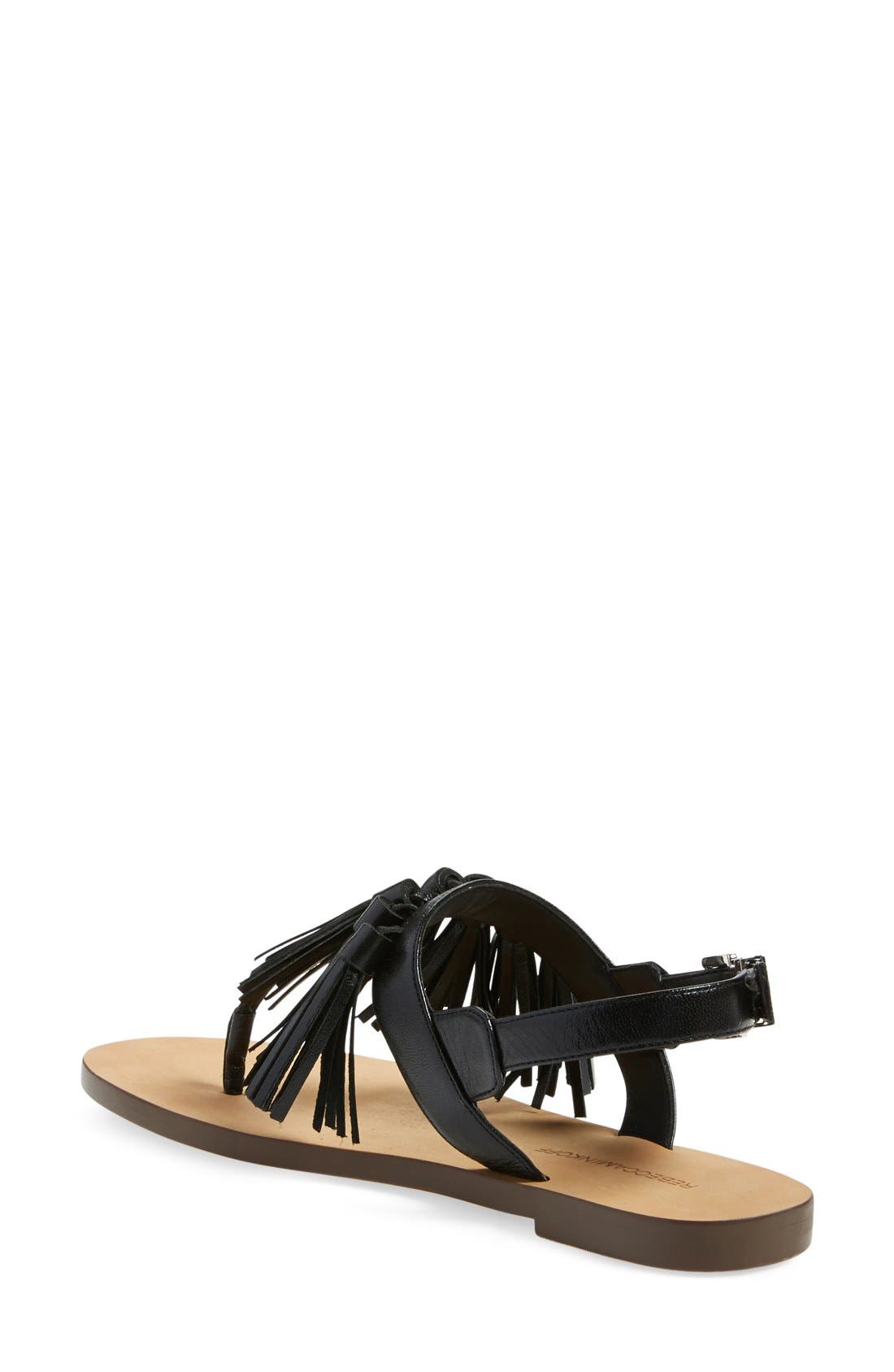 Rebecca Minkoff 'Erin' Tassel Sandal, Alternate, color, 
