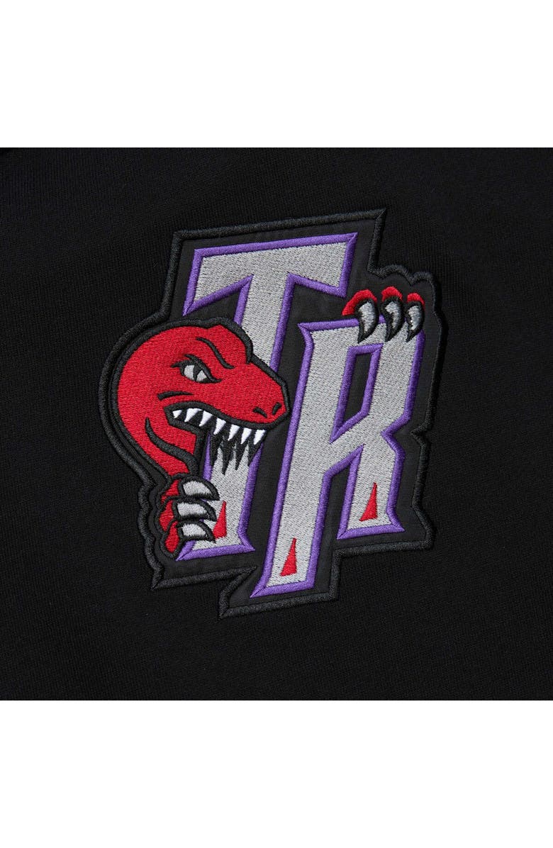 Mitchell & Ness Men's Mitchell & Ness Black Toronto Raptors Team OG 2.0 Vintage Logo Fleece Pullover Hoodie, Alternate, color,