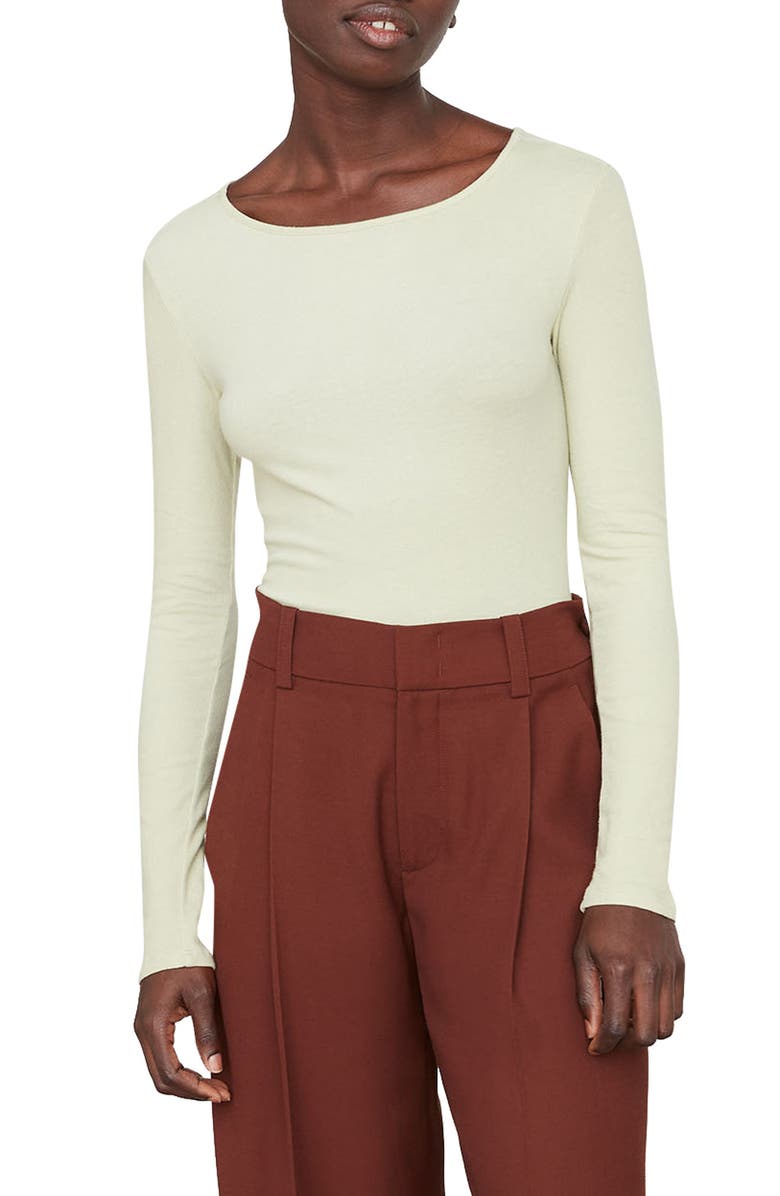 Vince Long Sleeve Wool T-Shirt, Main, color,