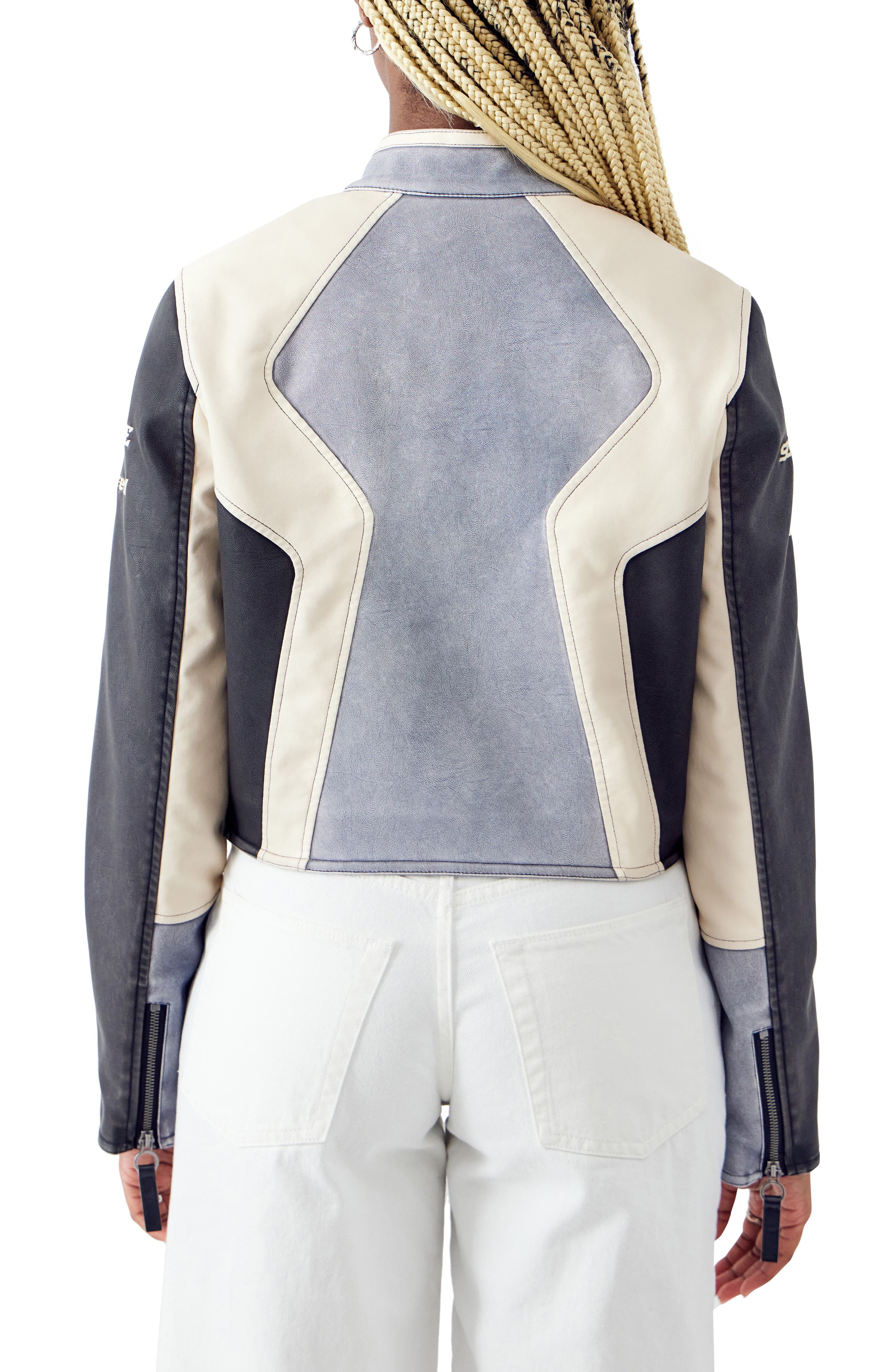 Shrunken Moto Jacket - image 2