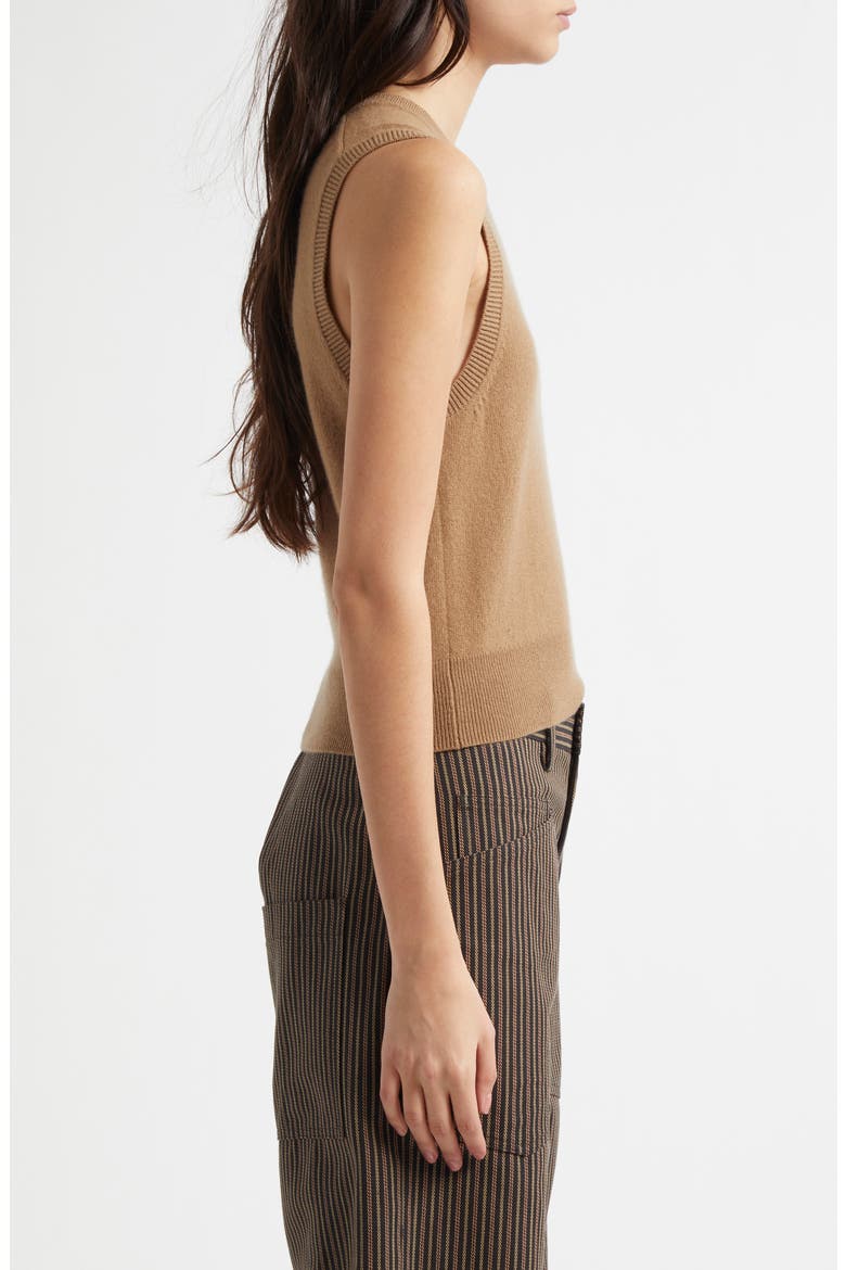 May Cashmere Sweater Tank, Alternate, color, TAN