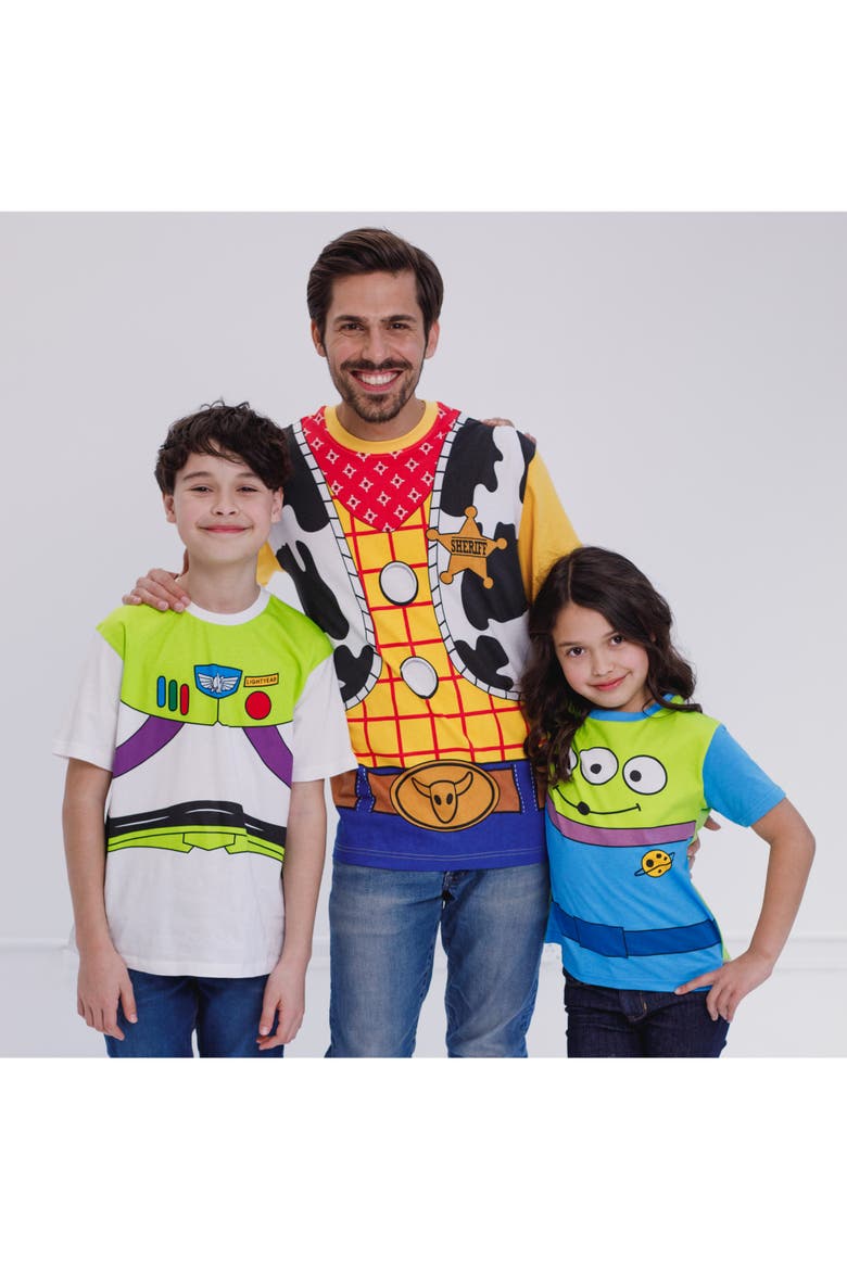 Toy Story Short Sleeve T-Shirt, Alternate, color, Woody Gold Yellow