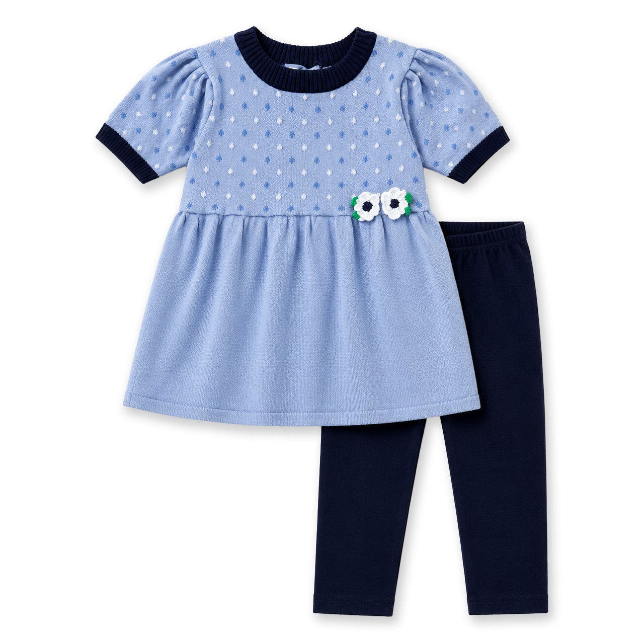 selected Blue, Navy & White