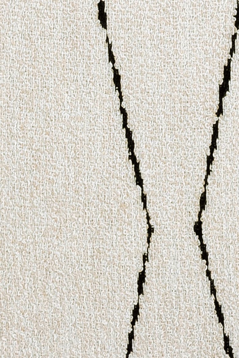 Oblique Ebony Textured Indoor & Outdoor Woven Accent Pillow, Alternate, color, Ebony