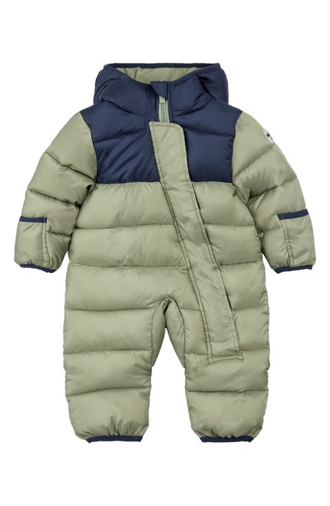 Colorblock Quilted Water Repellent Bunting (Baby)