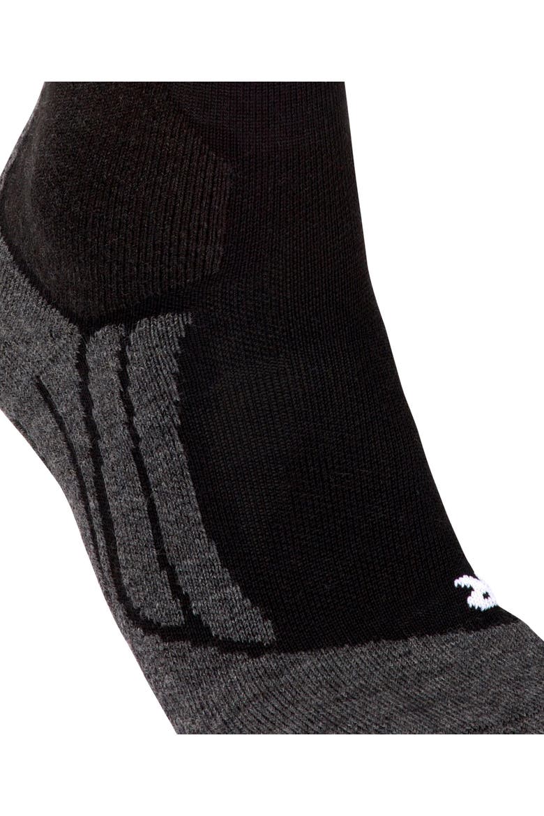 SK2 Intermediate Wool Ski Socks, Alternate, color, Black-Mix