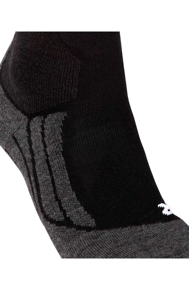 Falke SK2 Intermediate Wool Ski Socks, Alternate, color, Black-Mix