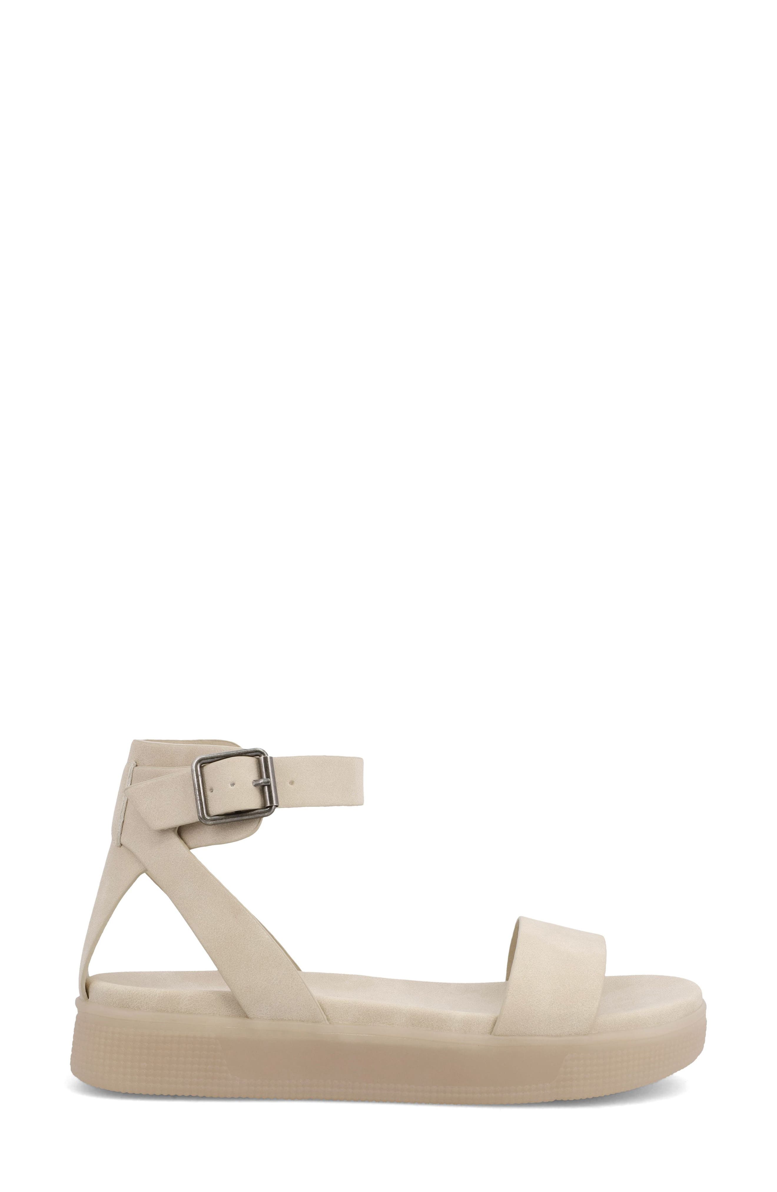 MIA Ellen Platform Sandal, Alternate, color, Ecru