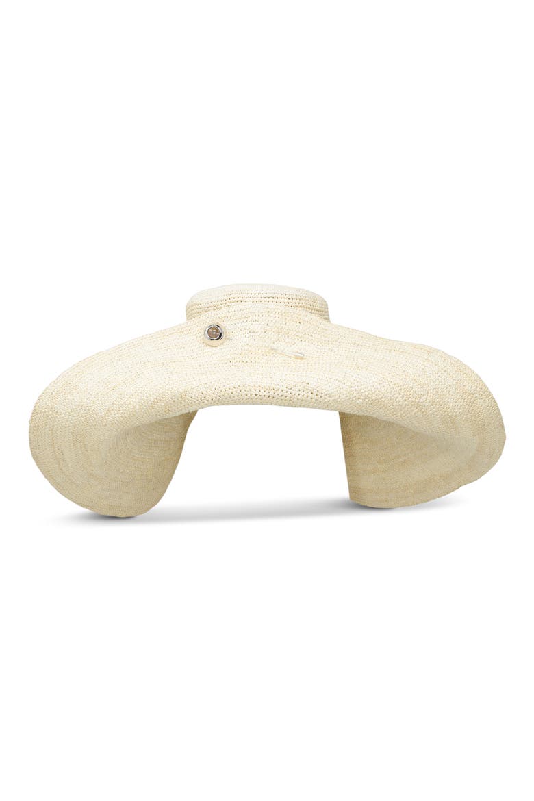 Cleo Packable Crochet Straw Sun Hat, Main, color, NATURAL