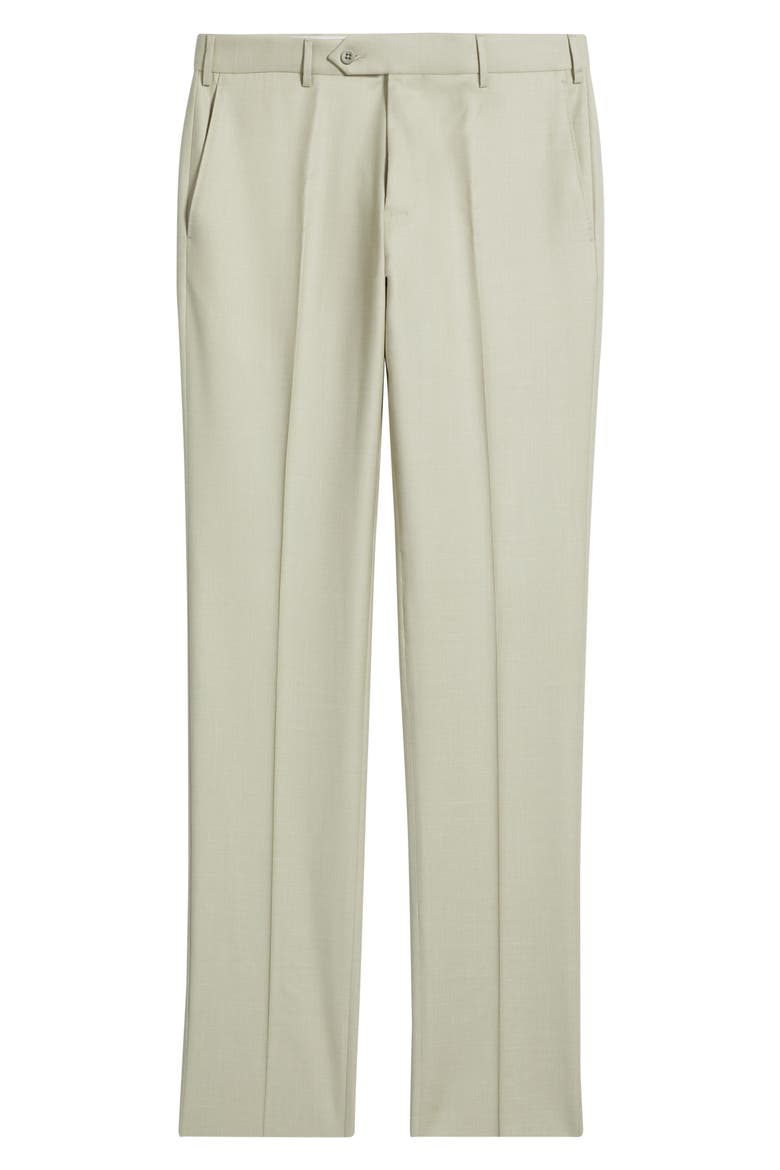 Parker Stretch Wool Trousers, Alternate, color, NATURAL