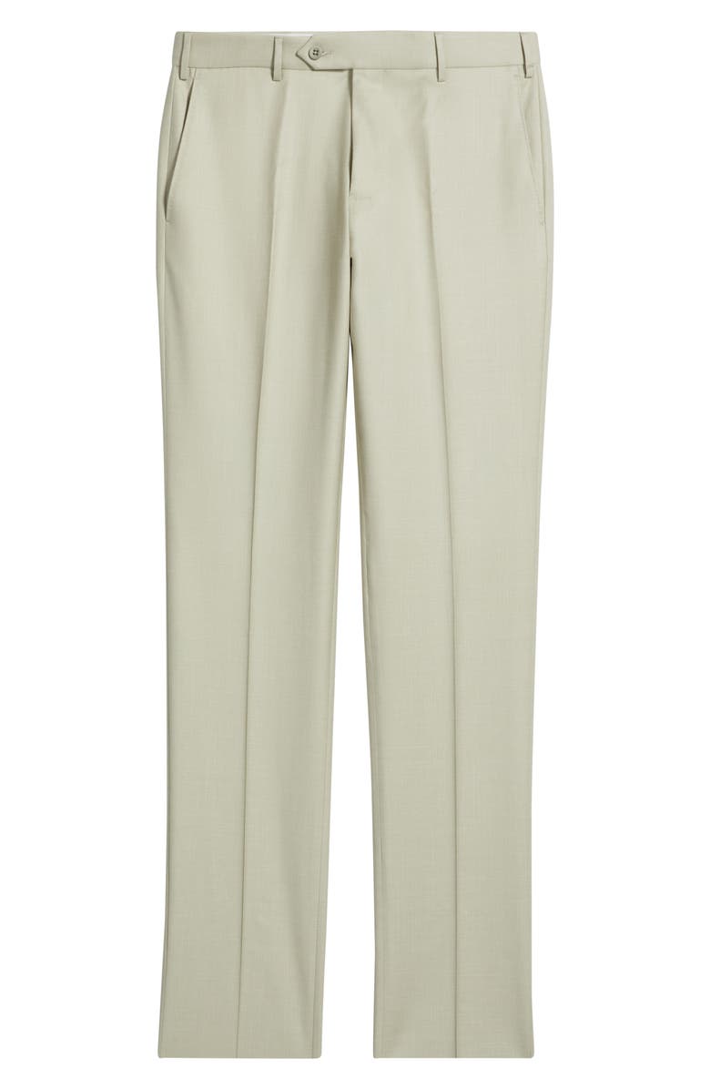 Zanella Parker Stretch Wool Trousers, Alternate, color, Natural