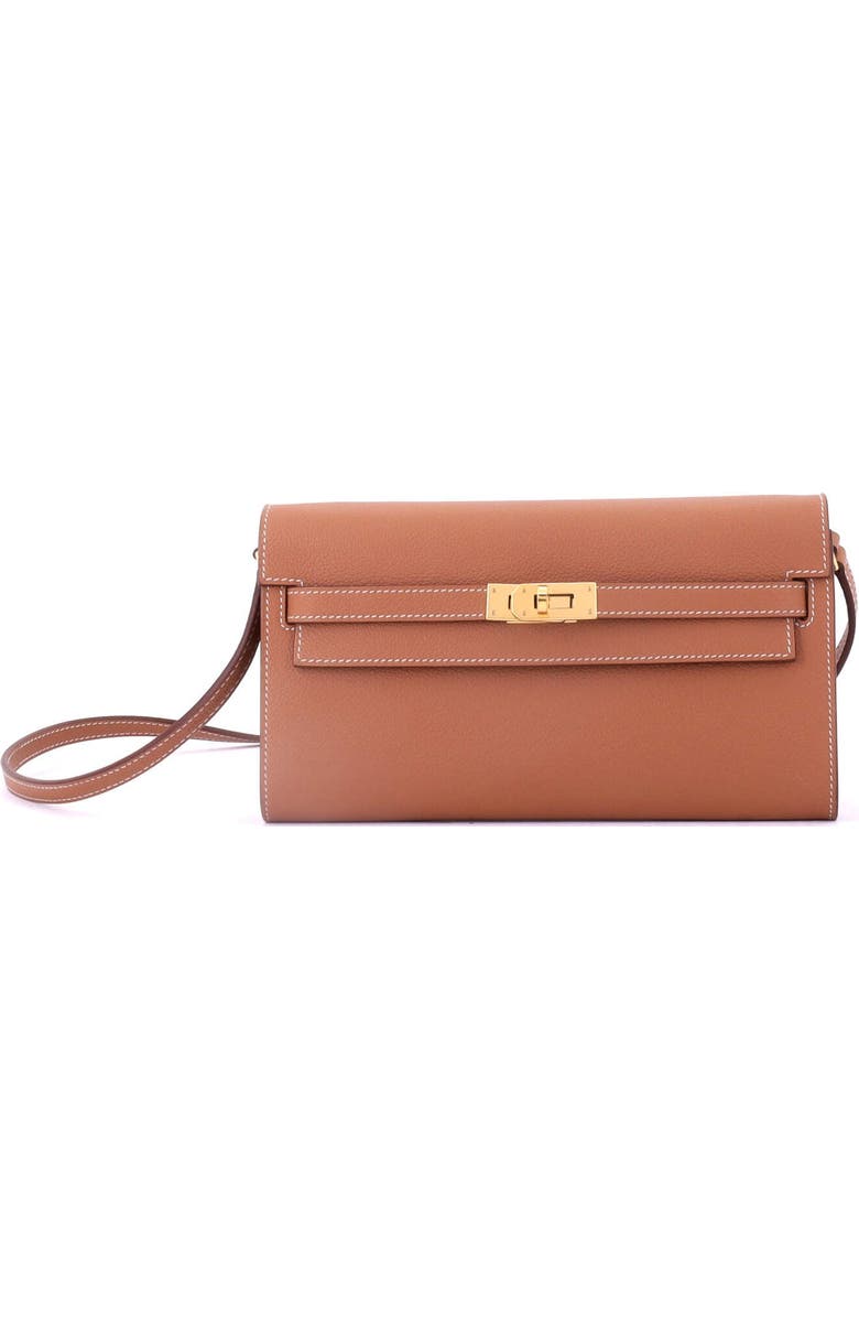 Pre-Owned Hermes Kelly To Go Wallet Evercolor, Main, color,