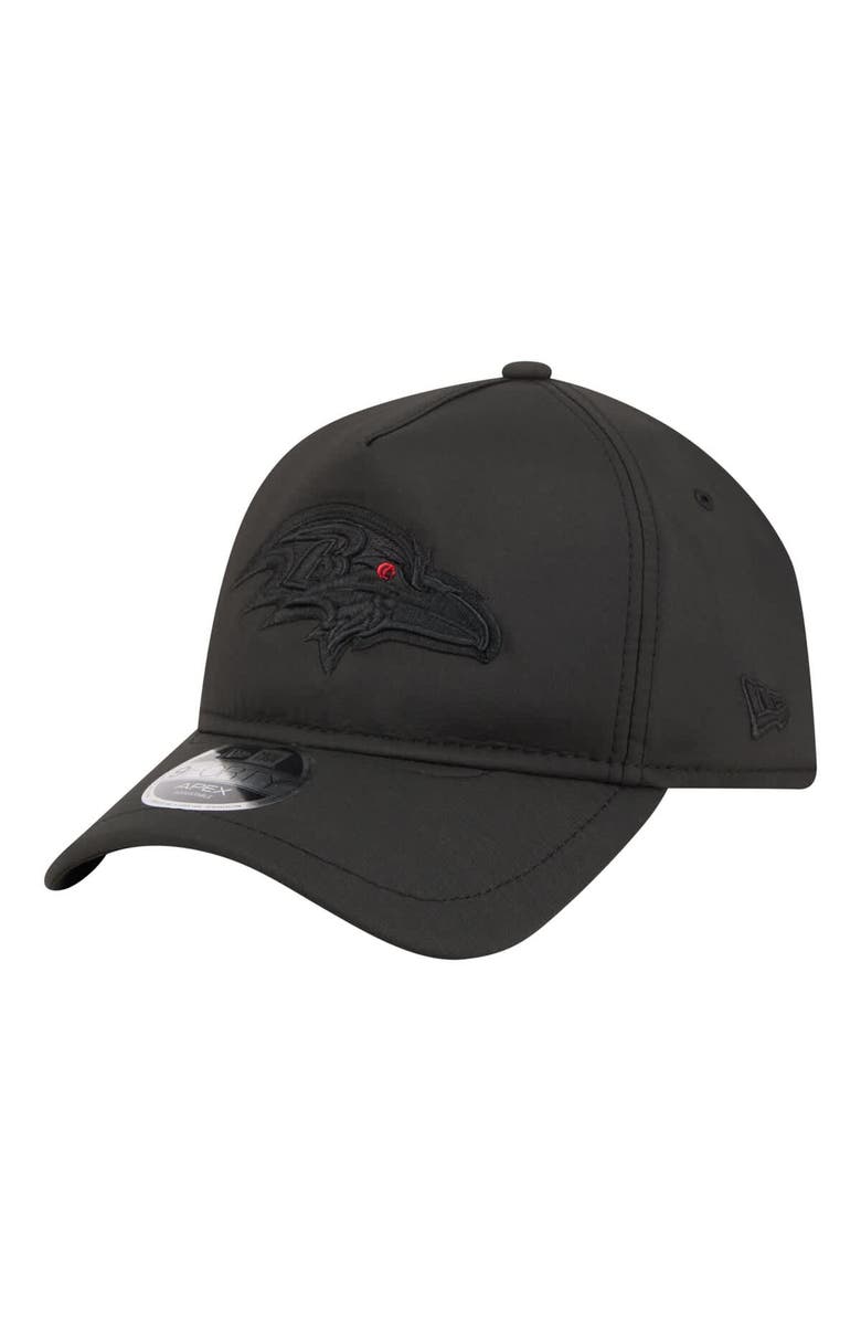 New Era Men's New Era  Black Baltimore Ravens Apex 9FORTY Adjustable Hat, Main, color, Black