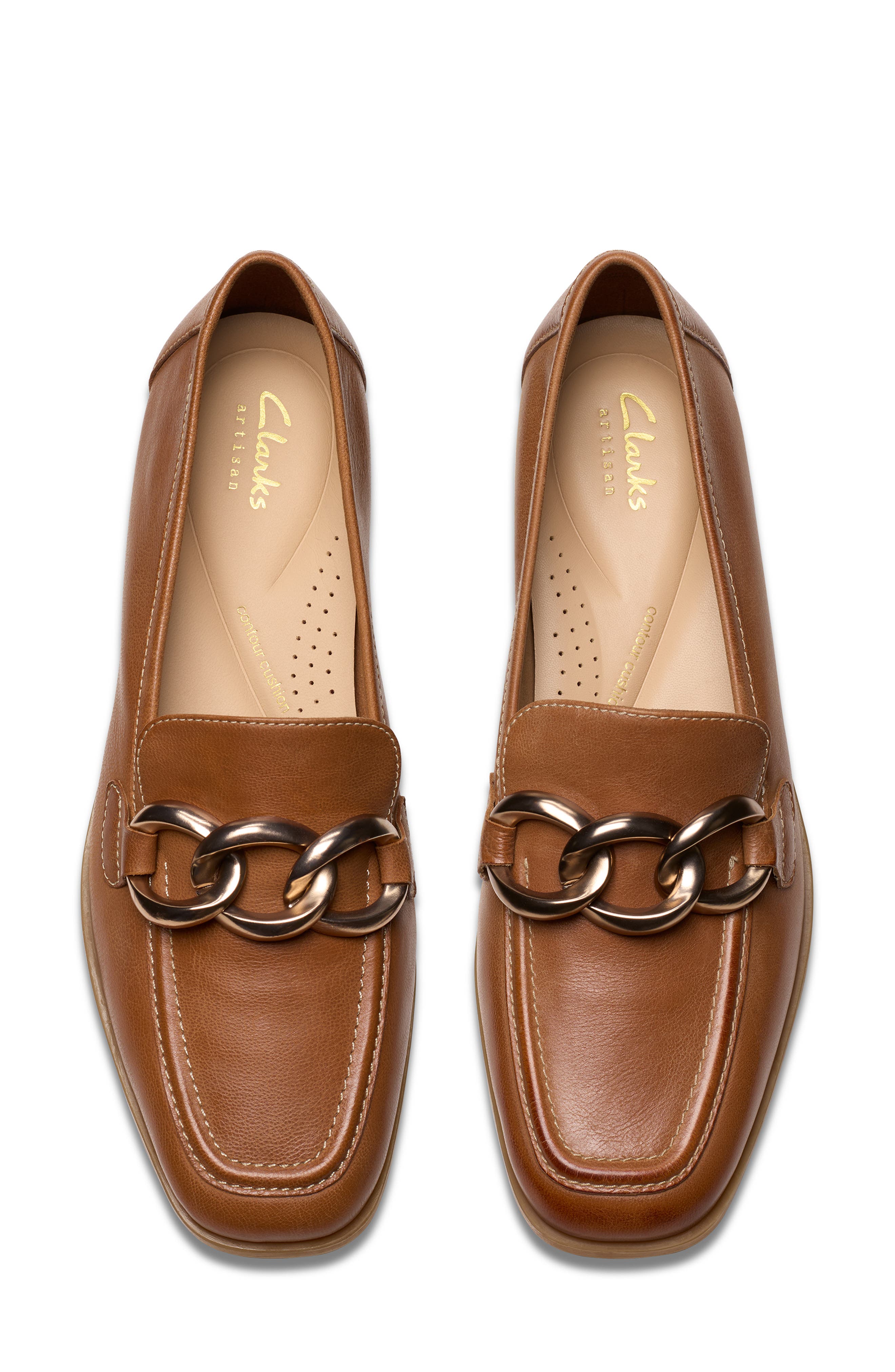 Clarks<sup>®</sup> Sarafyna Iris Loafer, Alternate, color, Tan Leather