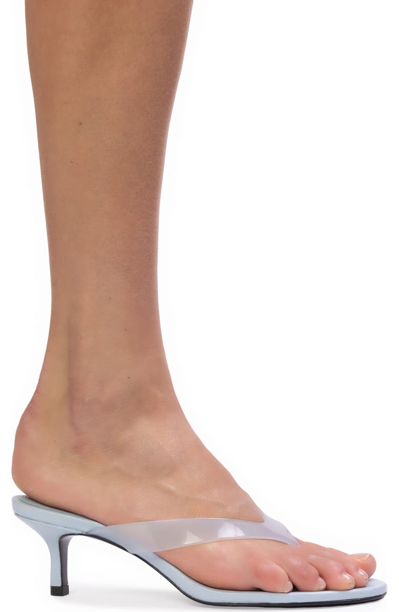 BLACK SUEDE STUDIO KG 50 Mule, Alternate, color, Sky Blue Leather/Sky Blue Pvc