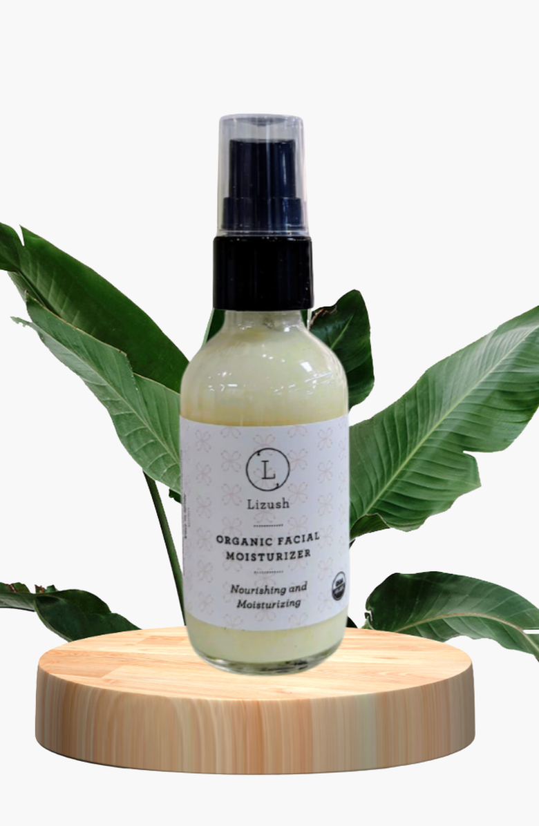 Lizush ORGANIC FACIAL MOISTURIZER Nourishing and Moisturizing, Alternate, color, NO COLOR