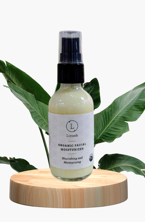 Lizush Organic Facial Moisturizer Nourishing And Moisturizing In Natural