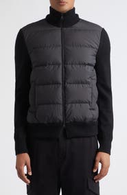 Moncler Wool Puffer Cardigan