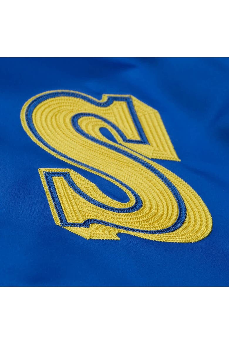 Men's Mitchell & Ness Ken Griffey Jr. Royal Seattle Mariners Legends Collection Lightweight Satin Full-Snap Jacket, Alternate, color, Royal