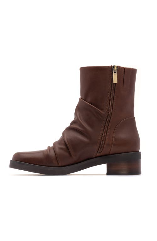 Abeo Traverse Scrunch Boot In Brown - Regular