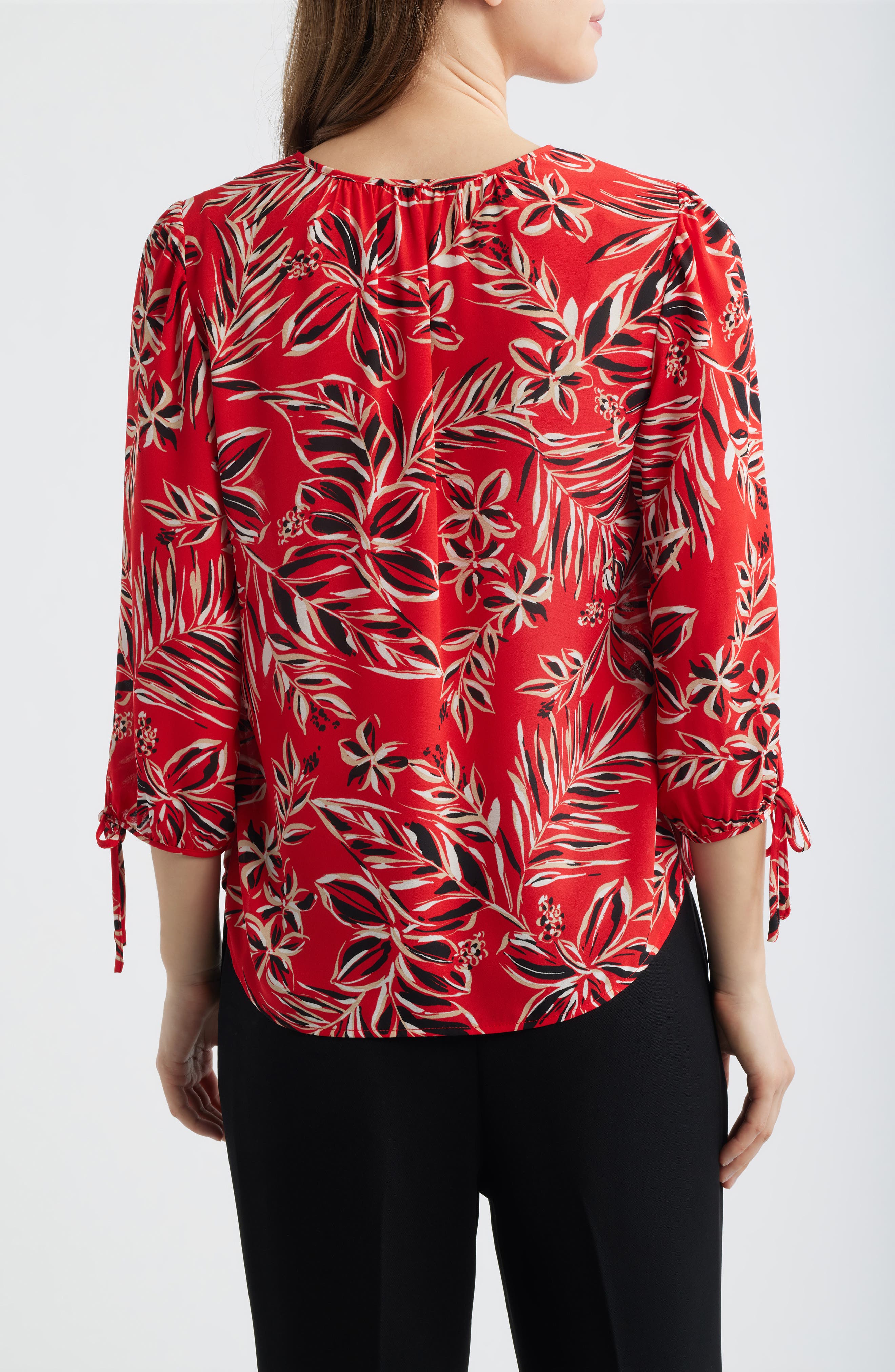 Floral Print Woven Shirt - image 2