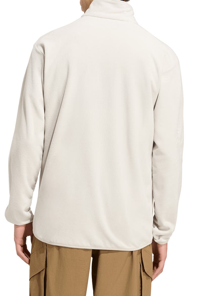 Essentials Quarter Zip Polar Fleece Pullover, Alternate, color, WONDER ALUMINA